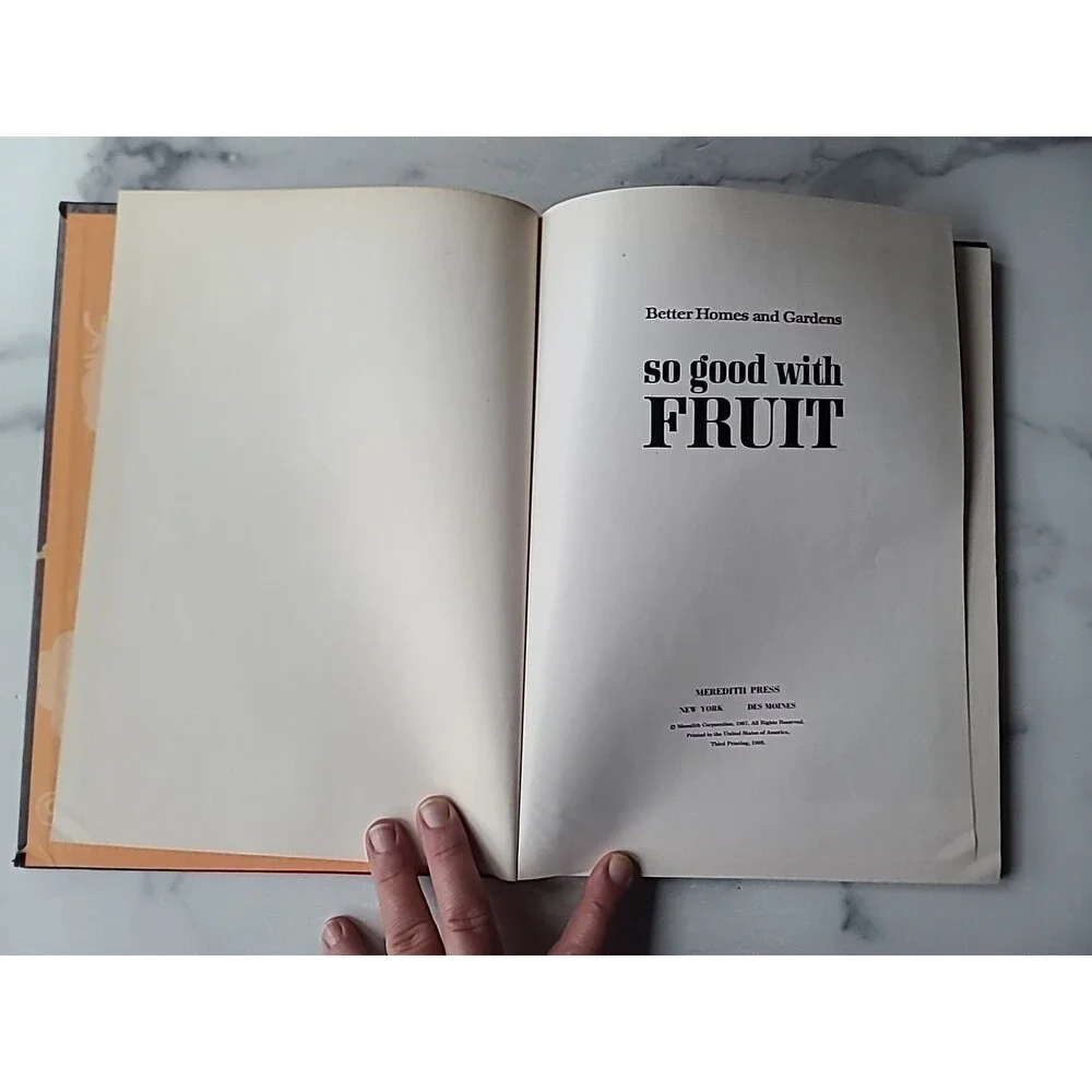 Better Homes And Gardens So Good With Fruit Book
